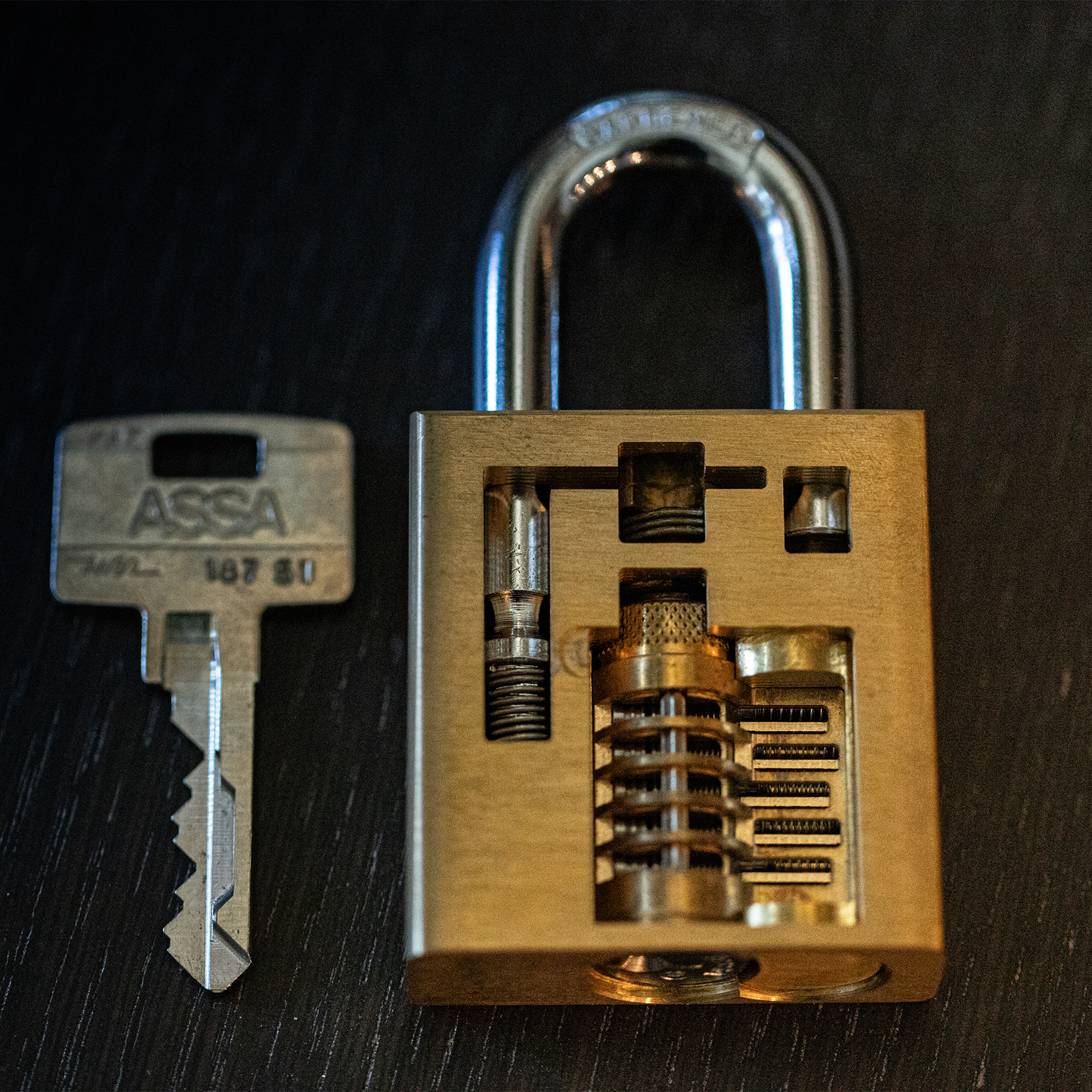 CHOP SHOP ASSA 6K Cutaway in Schlage PL Padlock Body by Jordan the Locksmith
