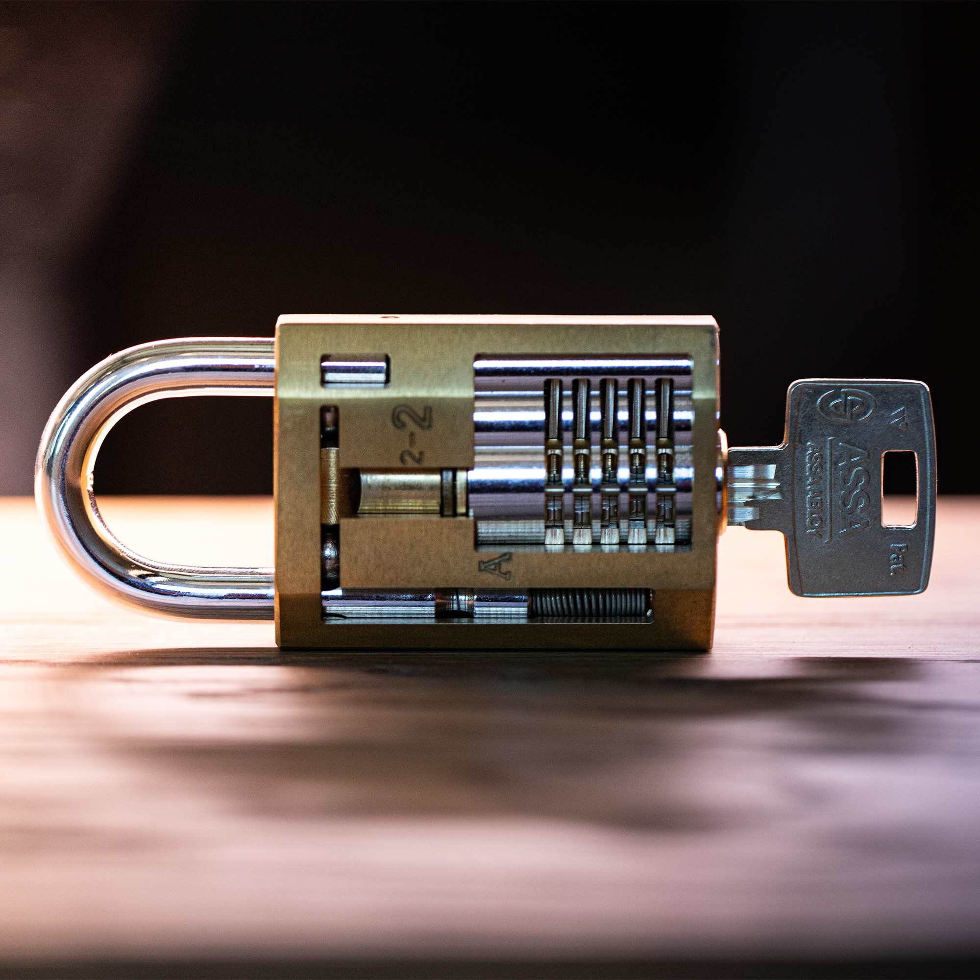 Assa dp4400/dp11 Snowman in Anchor Las 802-2 Padlock Body by Jordan the Locksmith