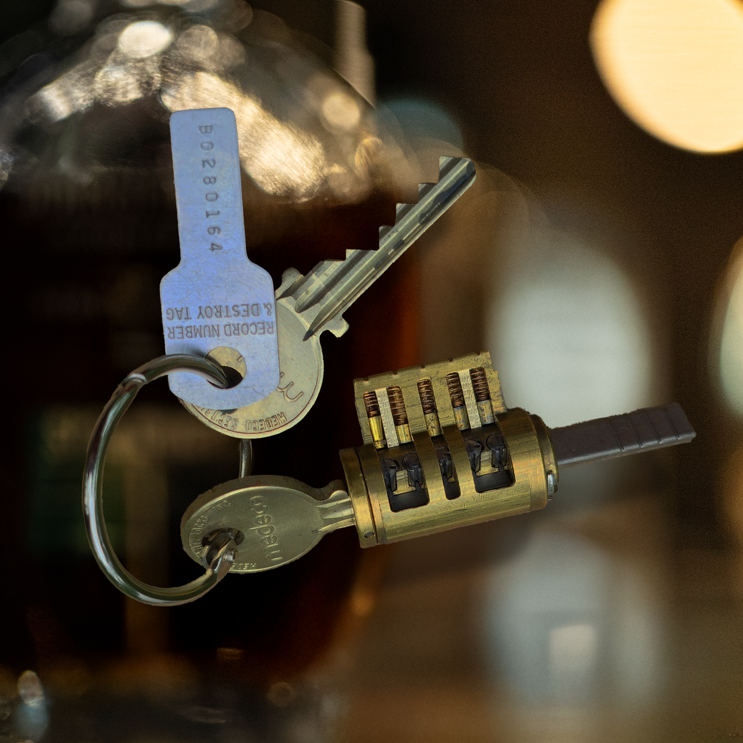 CHOP SHOP Medeco Original KIK Cutaway by Jordan the Locksmith