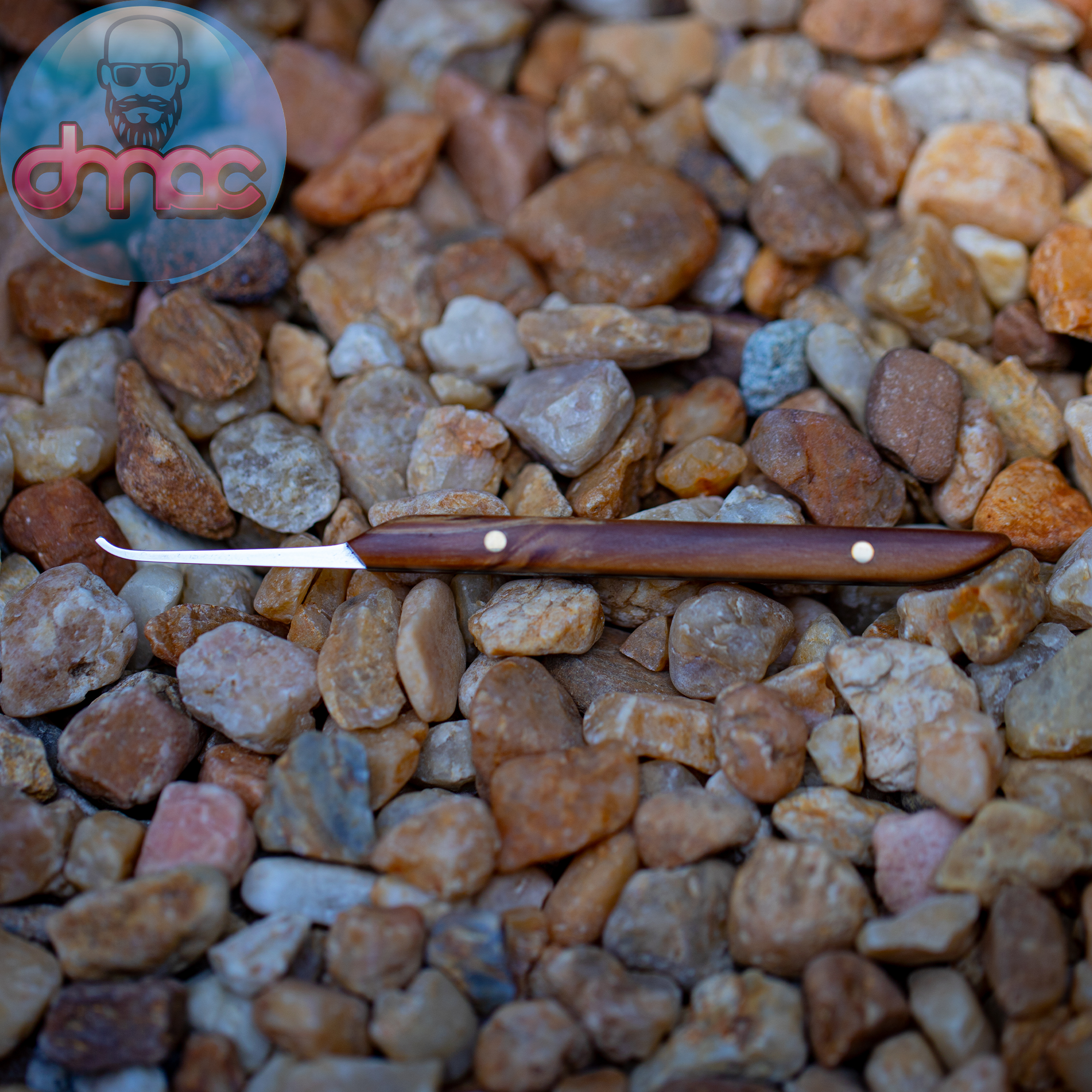 Dmac Thin Gem Custom Lock Pick - Curly Masur/Karelian Birch