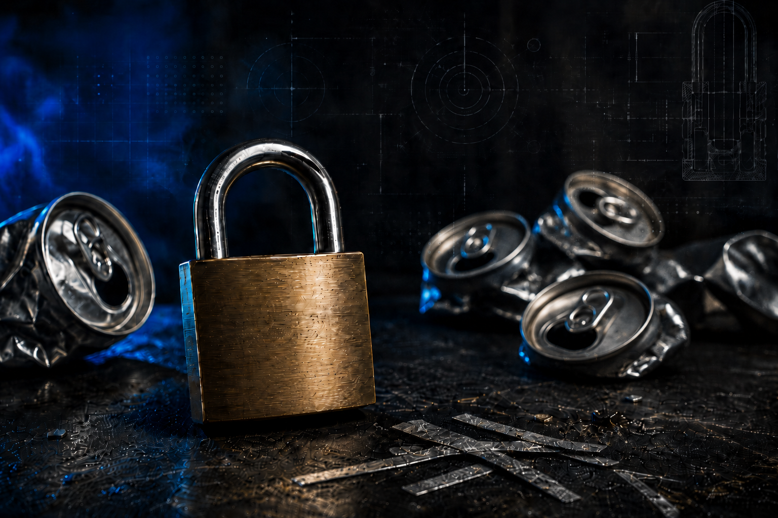 Open a Padlock With a Soda Can: the Shim Trick, Explained