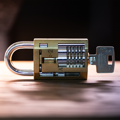 Assa dp4400/dp11 Snowman in Anchor Las 802-2 Padlock Body by Jordan the Locksmith