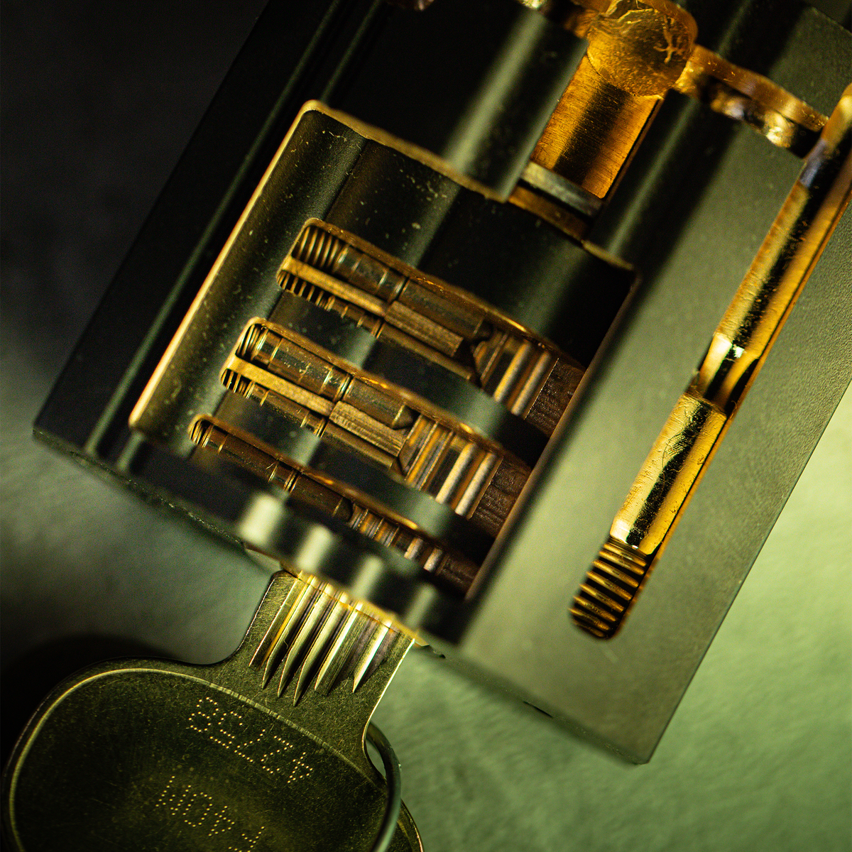 ASSA 500 Flexcore Cutaway in ASSA Ruko 2 Padlock Body by Jordan the Locksmith