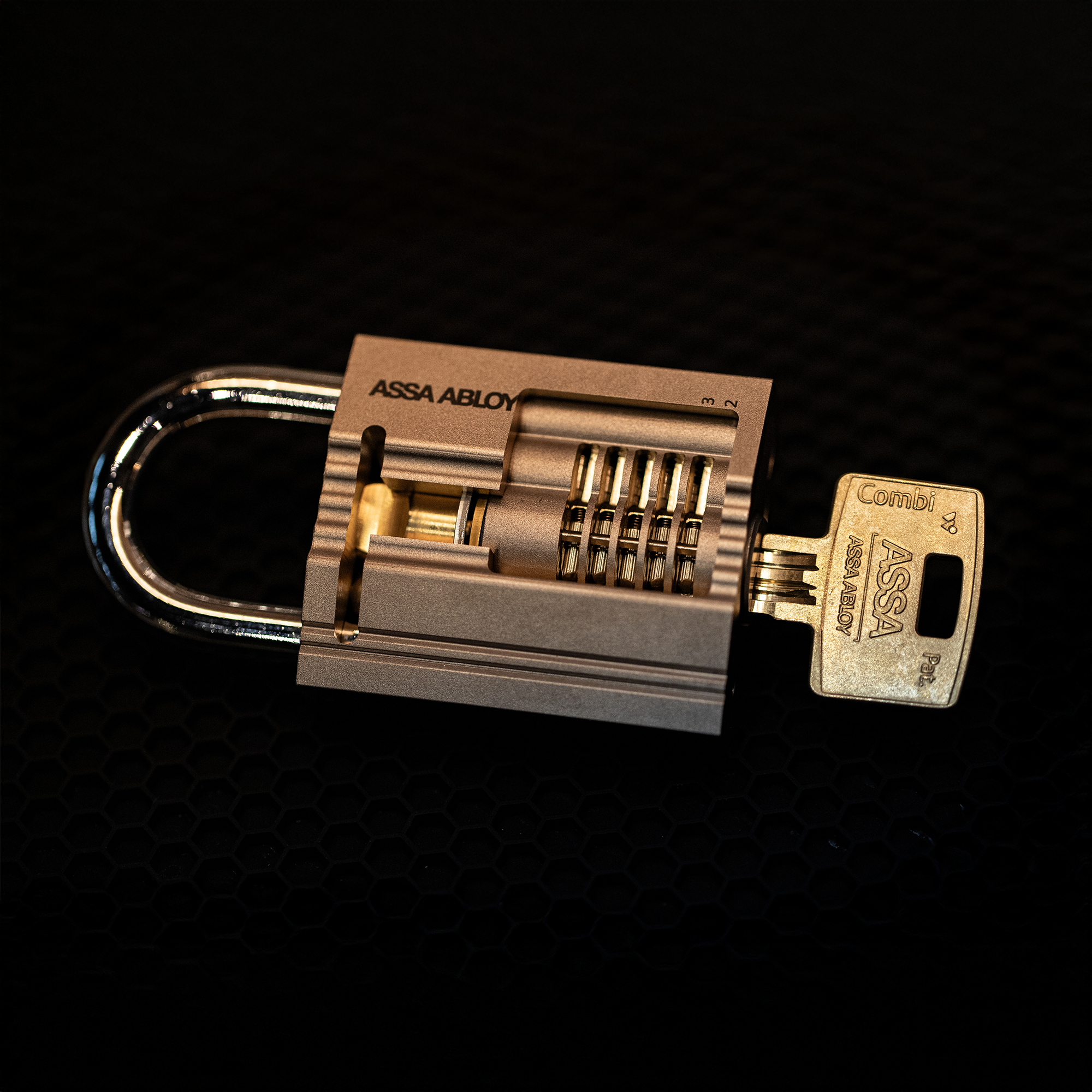 Assa Twin Combi Snowman in Assa Ruko 2 Padlock Body by Jordan the Locksmith