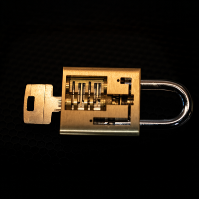 Assa Twin V-10 KIK in Schlage PL2741 Padlock Body by Jordan the Locksmith