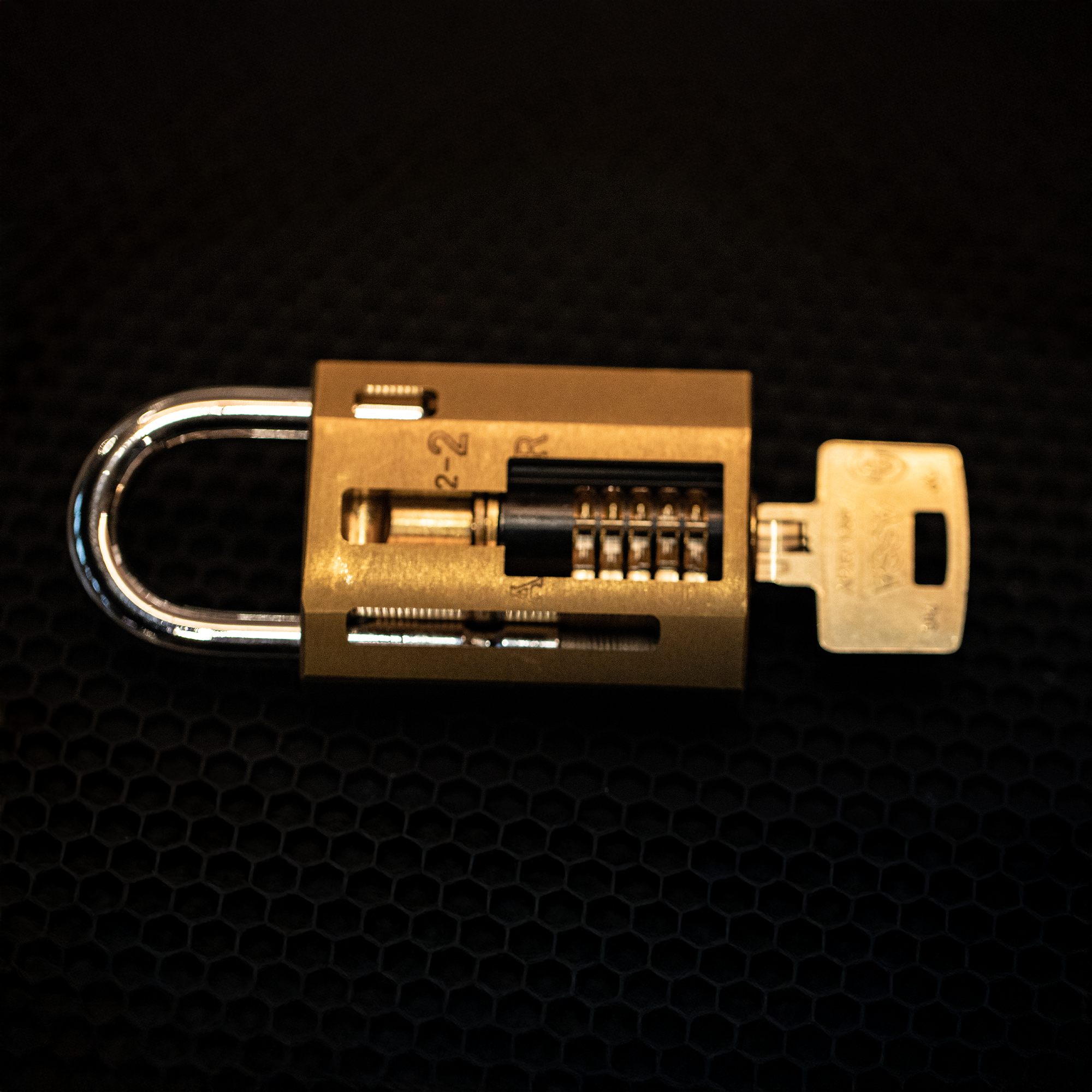 Assa dp4400 Snowman in Anchor Las 802-2 Padlock Body by Jordan the Locksmith