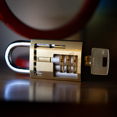 ASSA dp4400 Snowman Cutaway in Kaba 312 Padlock Body by Jordan the Locksmith