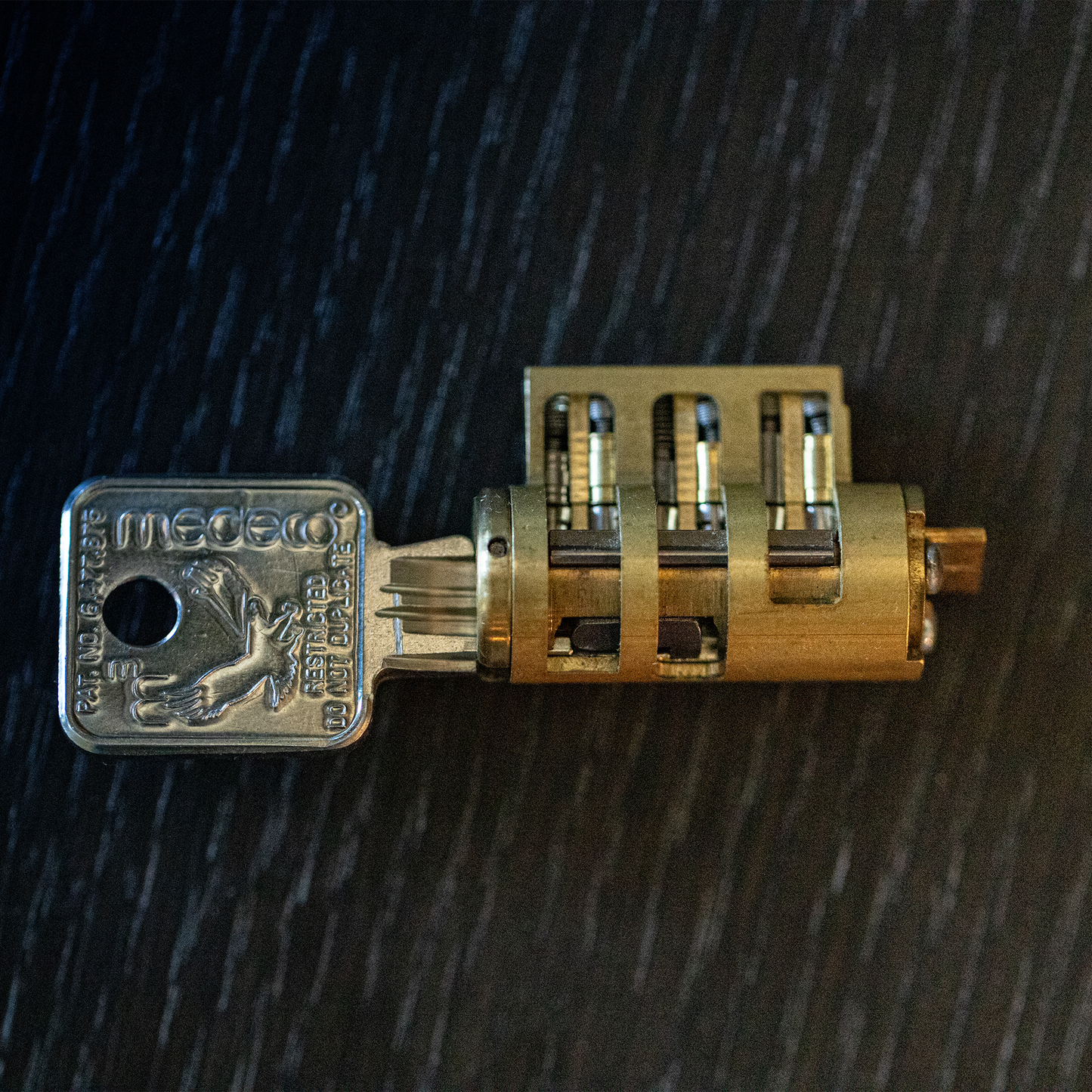 CHOP SHOP Medeco M3 Cutaway Padlock Core by Jordan the Locksmith