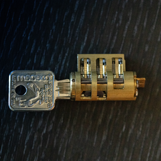 CHOP SHOP Medeco M3 Cutaway Padlock Core by Jordan the Locksmith