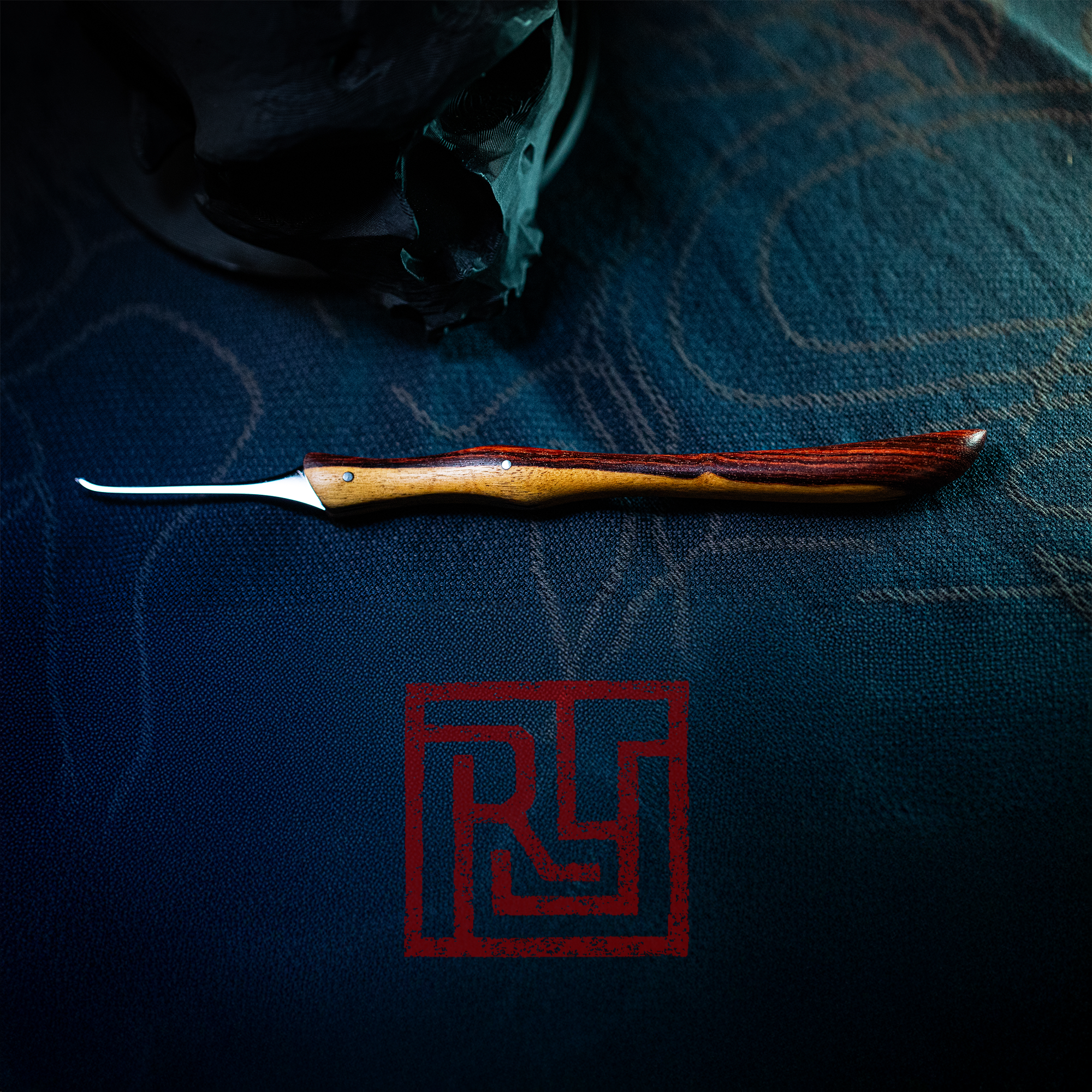 Ratyoke Short Hook Pau Rosa w/ Sterling Silver Pins Custom Lock Pick