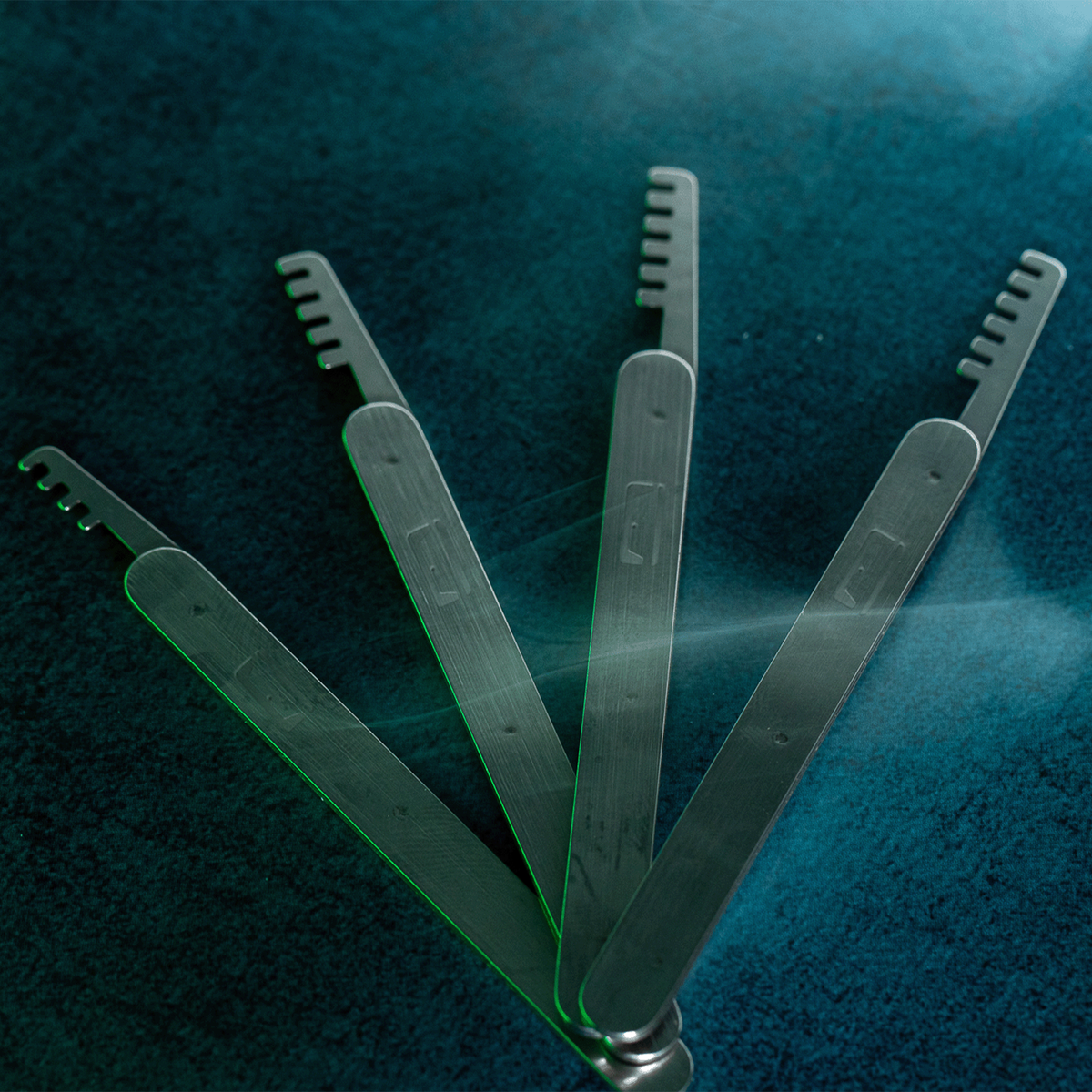 Quad Comb Set - 4 Thin Comb Picks .025