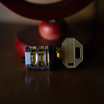 Robur 2391 Safe Deposit Lock "Mini 6K" Cutaway by Jordan the Locksmith