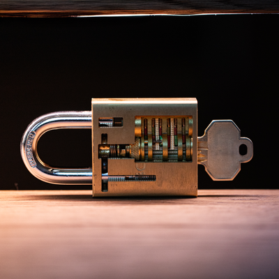 Schlage Primus Cutaway in Schlage PL Padlock Body by Jordan the Locksmith