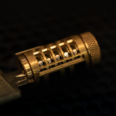 Schlage Primus KIk with Custom, Hand-Milled "Hotel Key" by Jordan the Locksmith