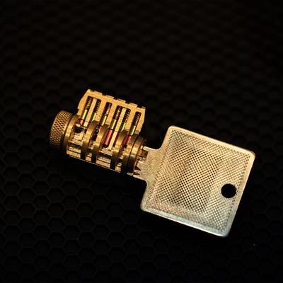 Schlage Primus KIk with Custom, Hand-Milled "Hotel Key" by Jordan the Locksmith