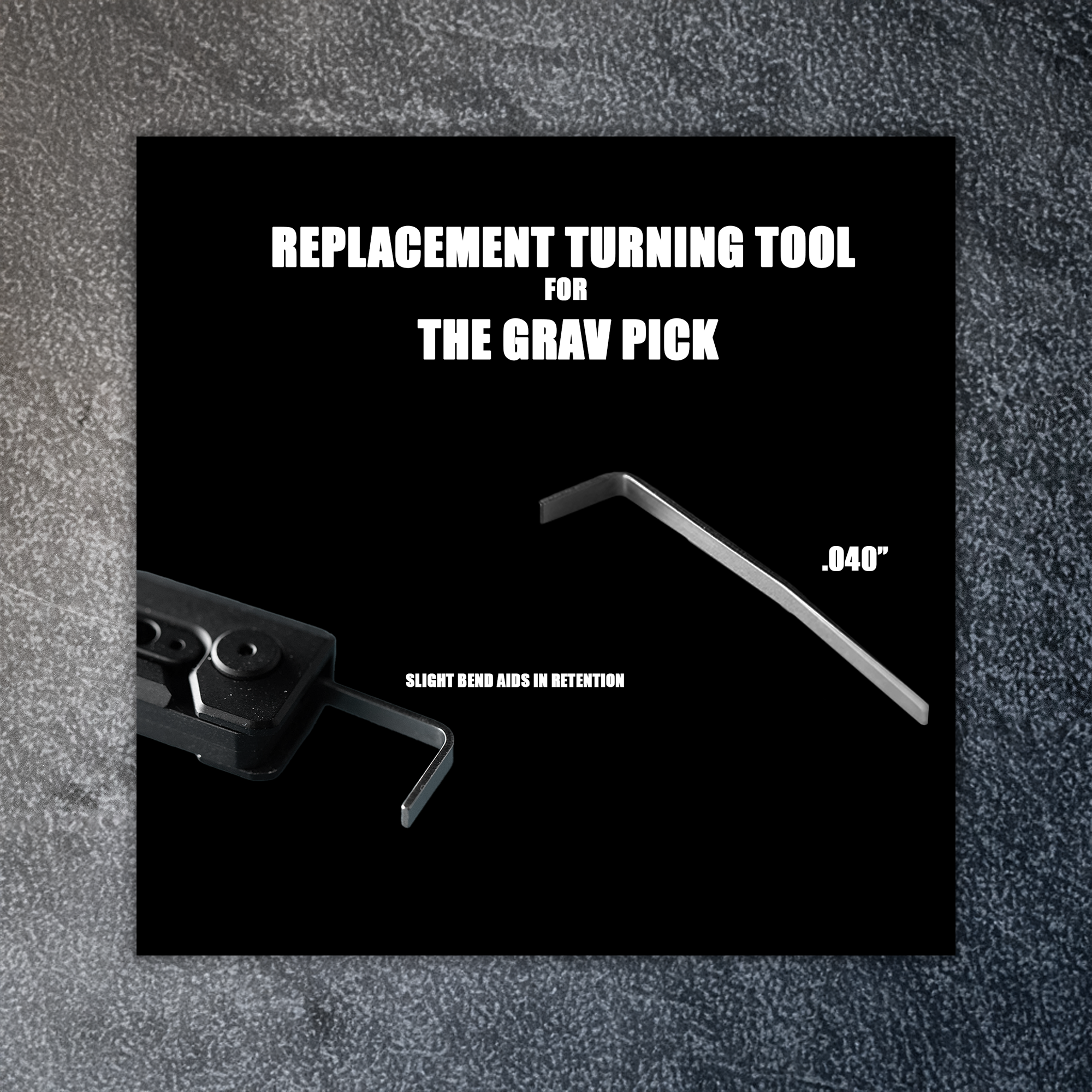 Replacement Turning Tool for Grav Pick