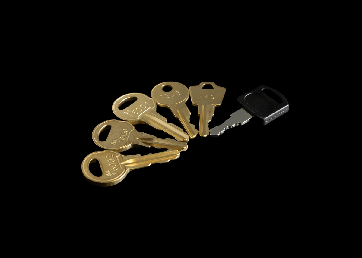 Access Control Key Set Covert Instruments