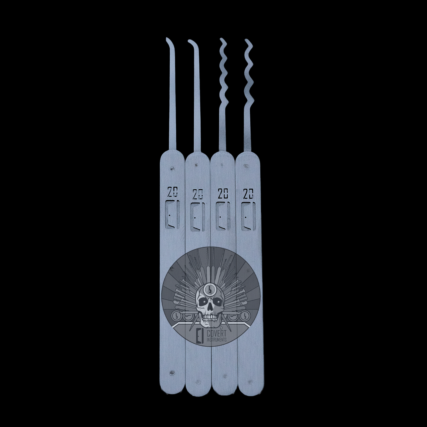 Engraved Genesis Pick Set: Aztec