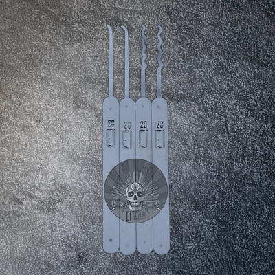 Engraved Genesis Pick Set: Aztec