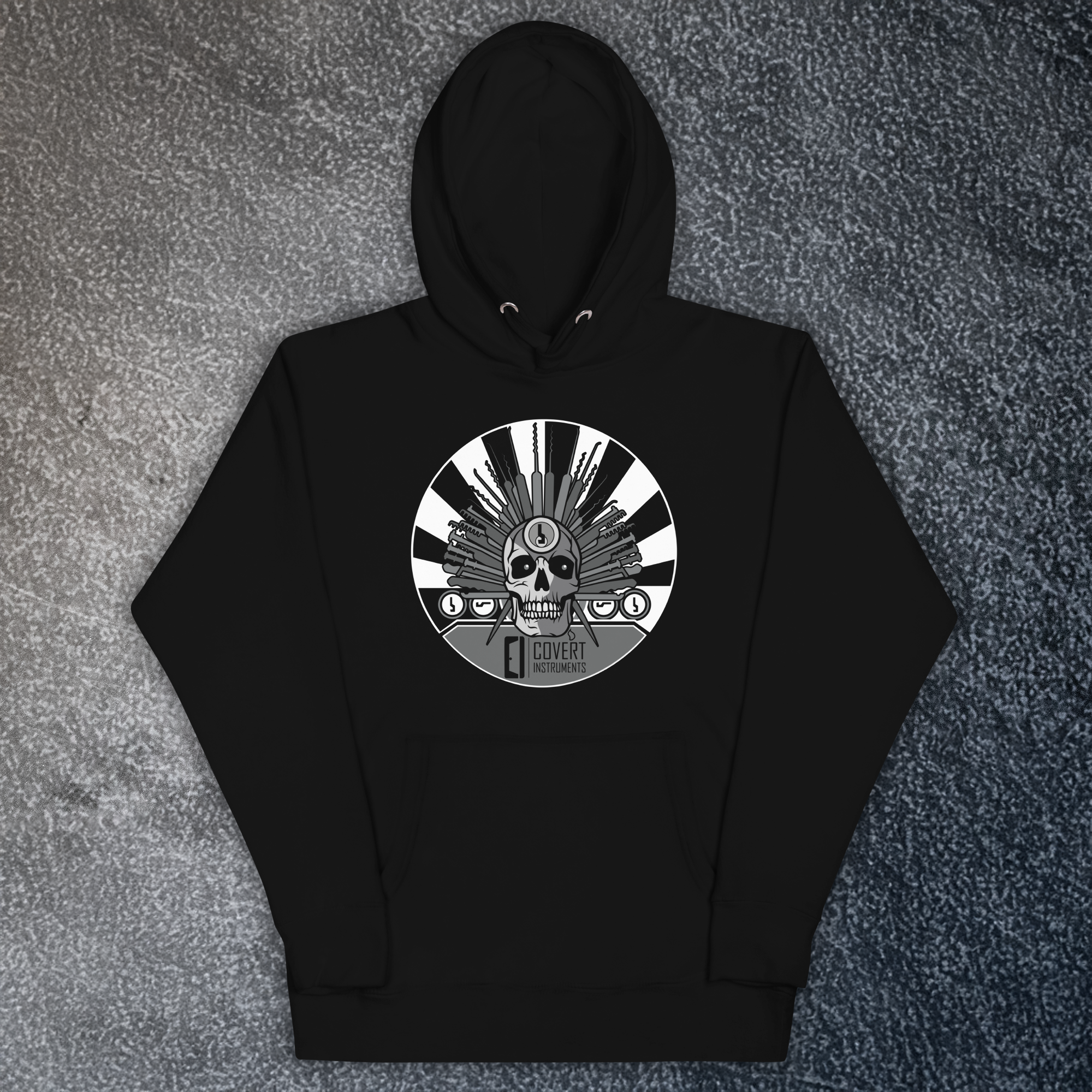 Aztec Black & White Unisex Hoodie