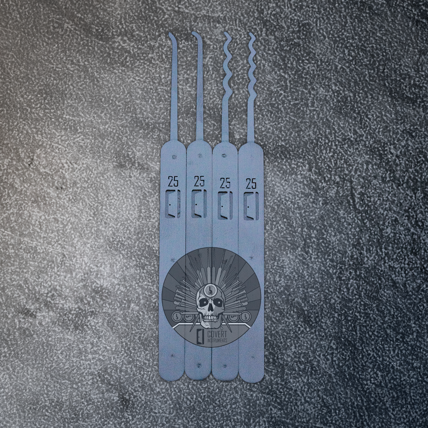 Engraved Genesis Pick Set: Aztec