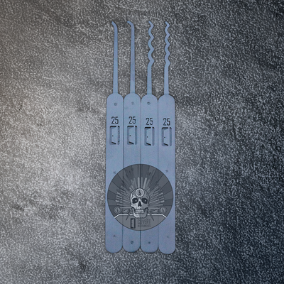 Engraved Genesis Pick Set: Aztec