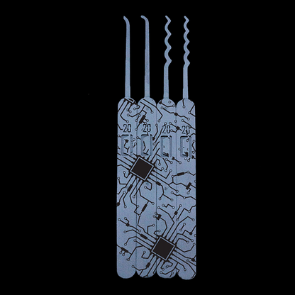 CHOP SHOP Engraved Genesis Pick Set: Circuit