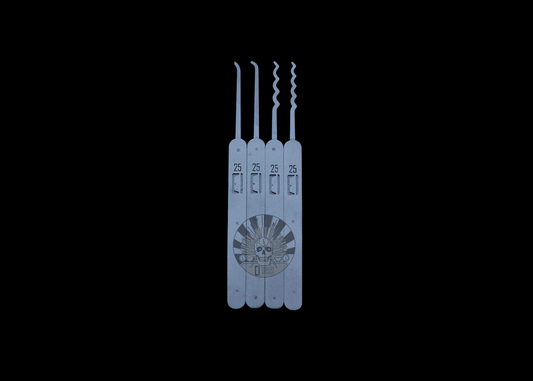 Engraved Genesis Pick Set: Aztec