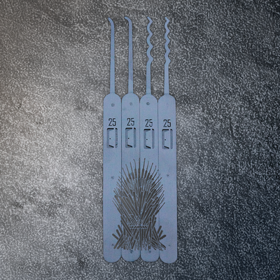 Engraved Genesis Pick Set: Pick Throne