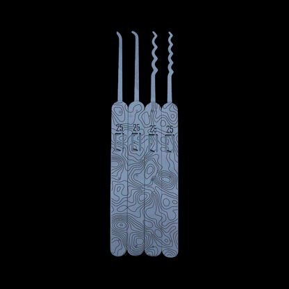 CHOP SHOP Engraved Genesis Pick Set: Topo