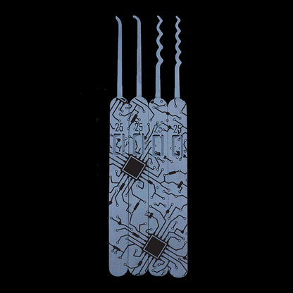 CHOP SHOP Engraved Genesis Pick Set: Circuit