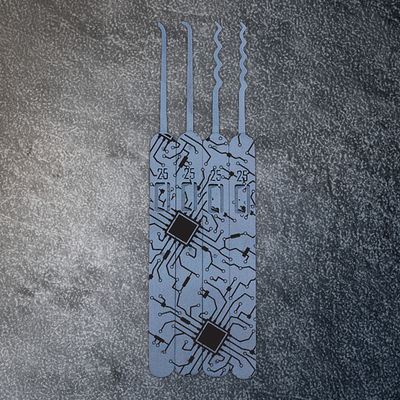 Engraved Genesis Pick Set: Circuit
