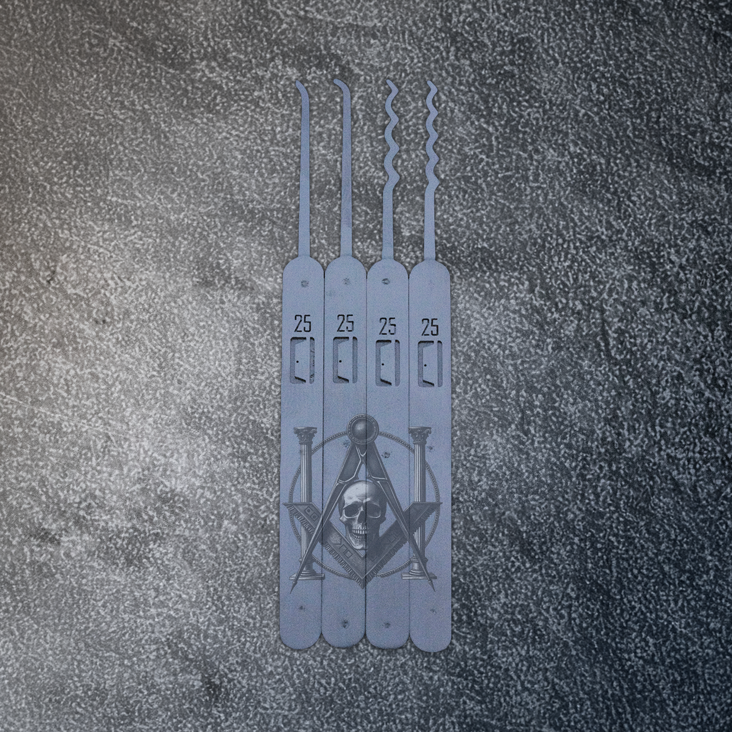 Engraved Genesis Pick Set: On the Level