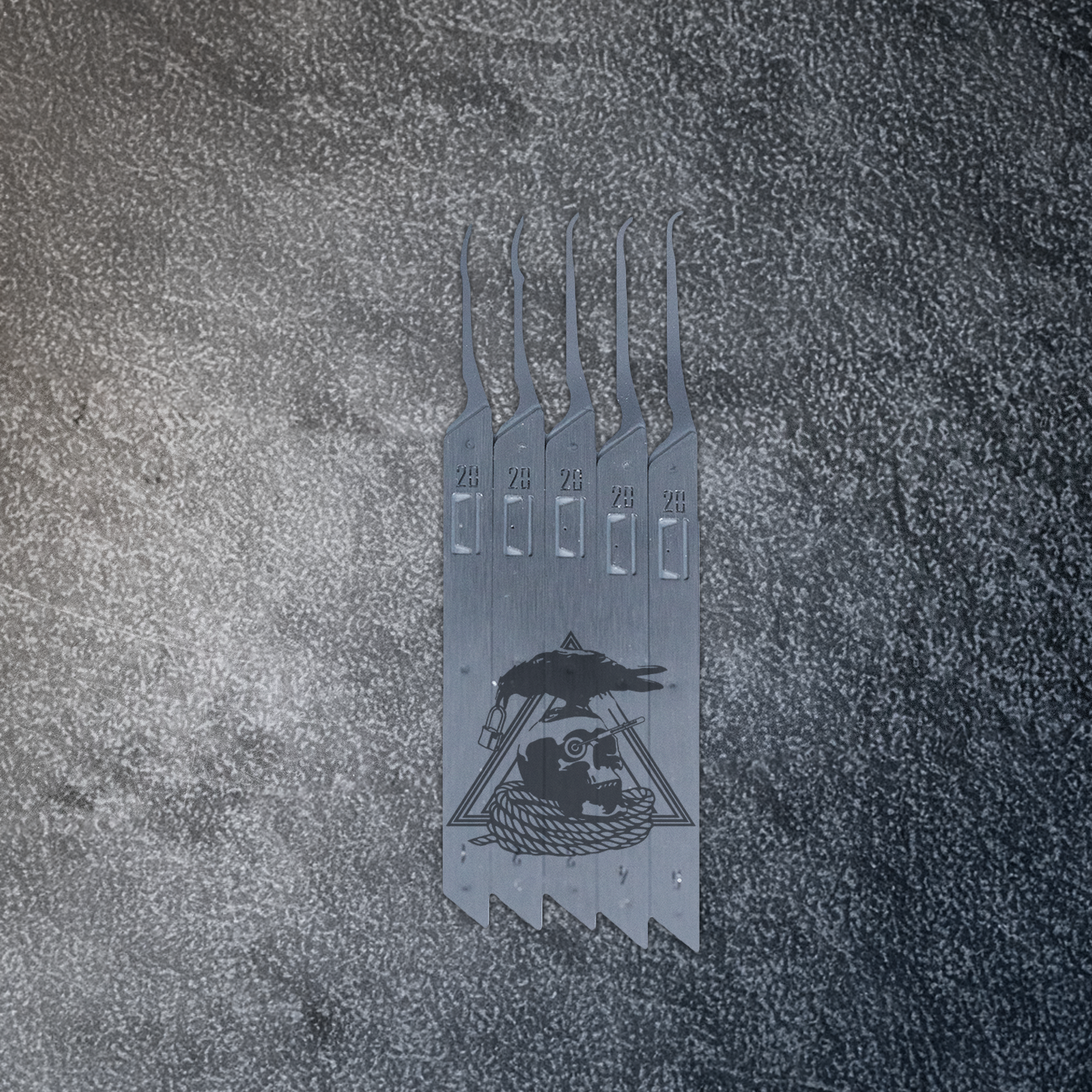 Engraved Reaper Pick Set