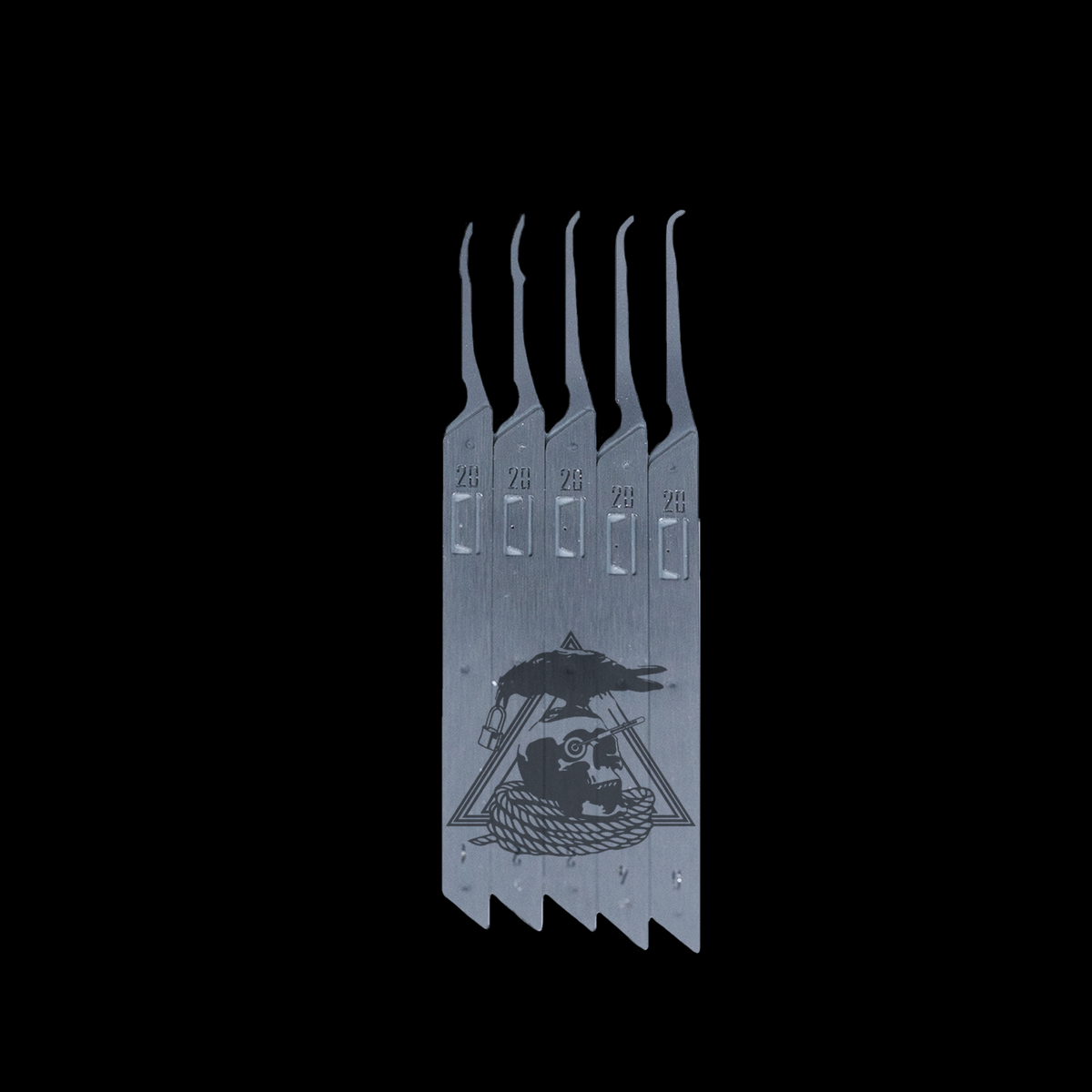 Engraved Reaper Pick Set – Covert Instruments