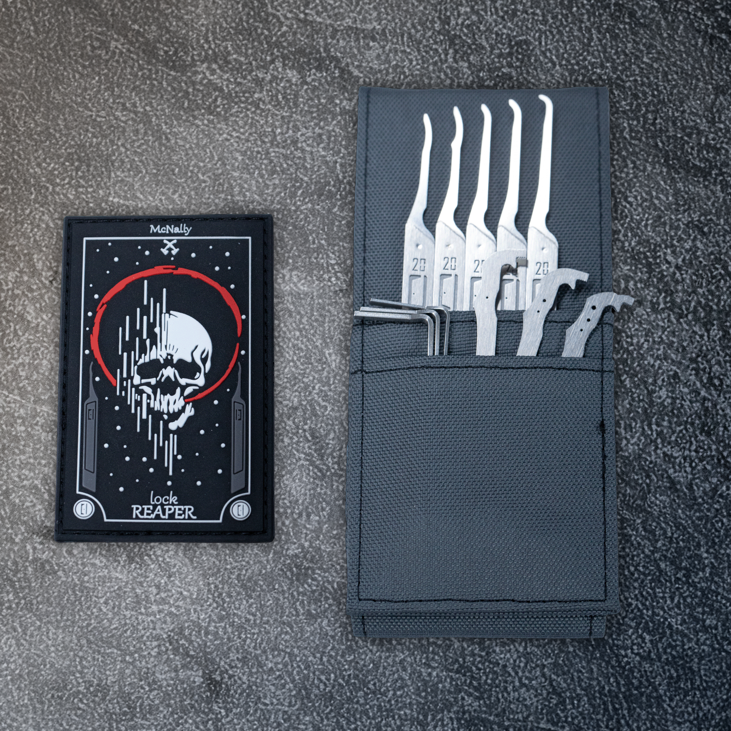 Engraved Reaper Pick Set