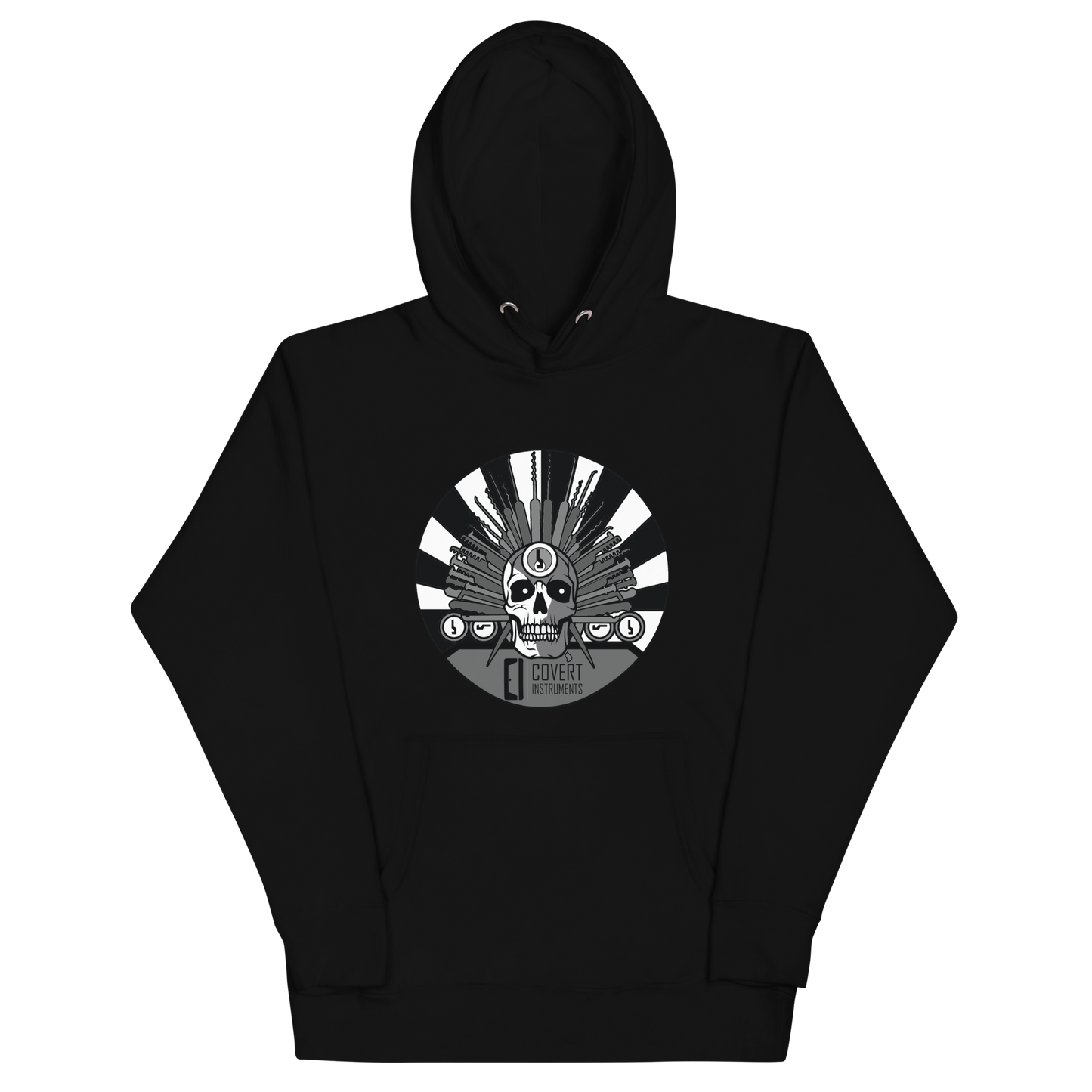 Aztec Black & White Unisex Hoodie